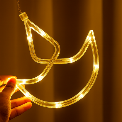 Diya LED Curtain String Lights Series Lamps 1 set